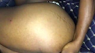 Inserting a 12-inch dildo made my thighs shake in my asshole