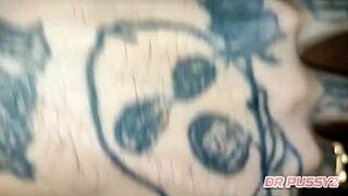 when the cuckold's away, his roommate fucks the wife interracial style, she's addicted to white cocks