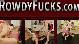 Gay Dudes Wrestle Hard for Ass Fucking.