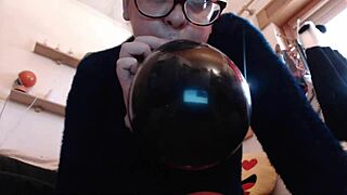 big balloons inflated with fun