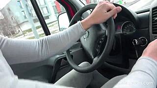 Granny Handcuffs Me in a Van for Some Raw Bareback Fun.