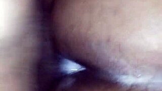 ebony amateur creamed her wet pussy with monster cock in rough doggystyle
