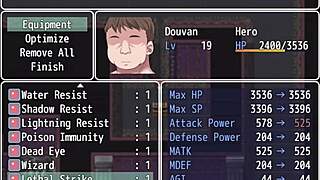 geezer hero rpg gameplay continues with epic battles