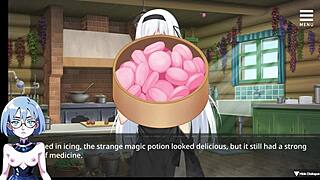 i play the witch's sexual prison hentai game