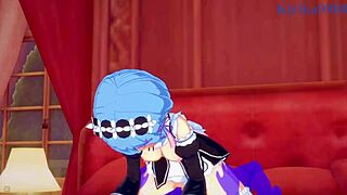 emilia, rem, and subaru natsuki engage in intense hentai sex scenes