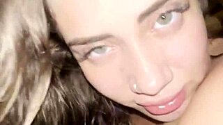 real homemade threesome unfolds with sara blonde, husband, and lover