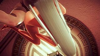 Elizabeth's Passionate Lick and Creampie in Seven Deadly Sins Hentai