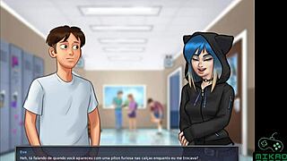 i fucked the goth cheerleader teacher in summertime saga ep 67
