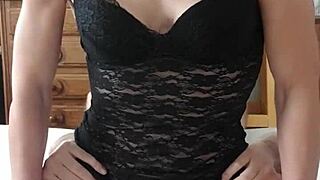 Watch This Hot Milf In Stockings And Lingerie Explode From Cunilingus And Ass Licking!