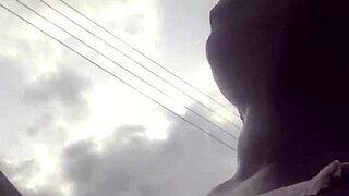 the crazy bitch heads to the supermarket to grab a lighter for smoking.