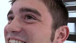 His First Monster Cock Blowjob Experience!