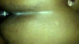 ebony amateur creamed her wet pussy with monster cock in rough doggystyle