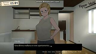 Hey, my wife got twisted by her rural father-in-law in this hentai gameplay!