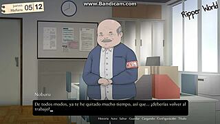 Hey, my wife got twisted by her rural father-in-law in this hentai gameplay!