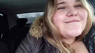 huge facial on cute bbw blonde with big natural tits in inclement weather