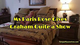 i'm ms paris rose giving graham a hardcore show with stockings nipples shaved pussy pierced amateurs