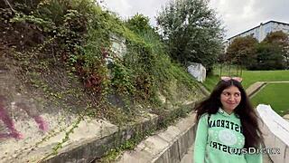 Public Agent Scores Big: Fucks Stunning Beauty Hard in the Bushes