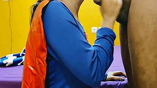 Super curvy babe visits homemade couple