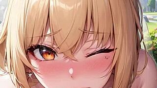 Hey, check this 3D animated couple caught banging with pussy play ASMR!