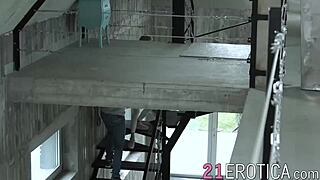 astonishing blonde beauty seduces her man into sensual sex