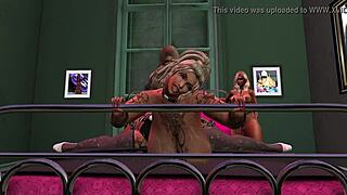 I joined a shemale gangbang with monster cocks, sucking and fucking to orgasm.