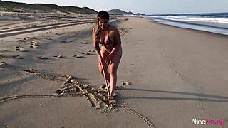 Hey, wanna see this blonde getting pounded on the beach?