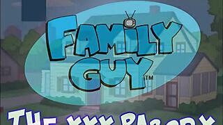 steve gets wild with meg and lois in cartoon action