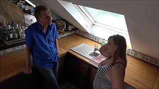 Stepfather 50's first time with my wet pussy