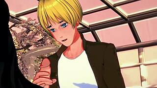 eren FUCKING armin hard after the TIME SKIP - on titan hentai