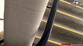 Blonde Babe Enjoys Double Cumshot Passionately