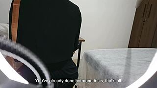 Patient Gets Cumshot in Pussy at Gynecologist Visit!