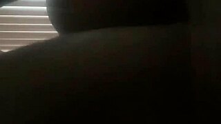 Big booty neighbor bent over at the stairs