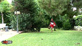 anal for little red riding hood with that massive shaft