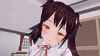 Sister teases anal while edging handjob!