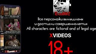 bbc fucks stripper in 3d hentai animation before guests