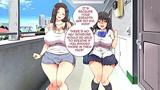 Why not join lucky dosukebe in this animated hentai adventure with big tits and ass?