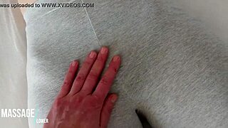 Yoga Pants Temptation: Touching Her Tight Teen Pussy