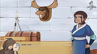 avatar the last airbender four elements trainer part 6, cartoon anime rough boobs hentai game big tits sexy brunette sex