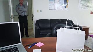 gay man masturbates to keep boss happy in sex movie 😏