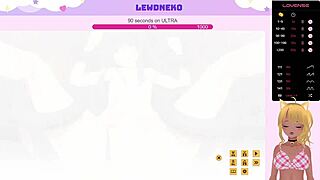 Vtuber Lewdneko plays Love Cubed part 9 in a fun gaming session with cute anime characters.