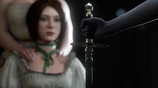 Whoa, two big dicks totally shocked this milf in a hot 3D futa threesome animation!