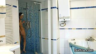 adorable skinny teen gets wet pussy and anal drilled