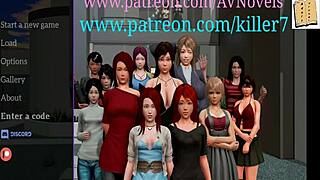 blonde and redhead in cartoon with small tits tease suggestively