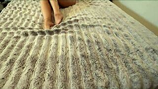 Stor rumpa BBW sprider arsle, visar det smutsiga hålet, fan!