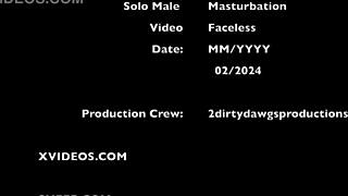 Morning wood gets a quick jerk session