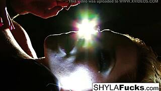 Shyla's seductive smoking ritual