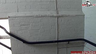 Blonde Babe Enjoys Double Cumshot Passionately