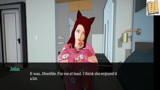 blonde and redhead in cartoon with small tits tease suggestively