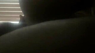 Big booty neighbor bent over at the stairs