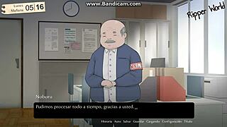 Hey, my wife got twisted by her rural father-in-law in this hentai gameplay!